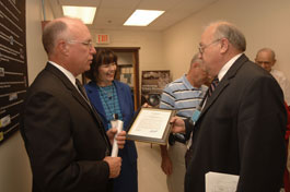 Parker Hardy, Sharon Jordan, and Walt Warnick