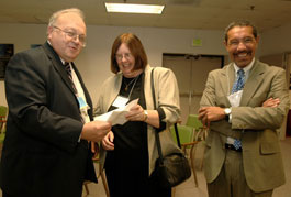 Walt Warnick, Carol Tenopir, and Ed Cortez
