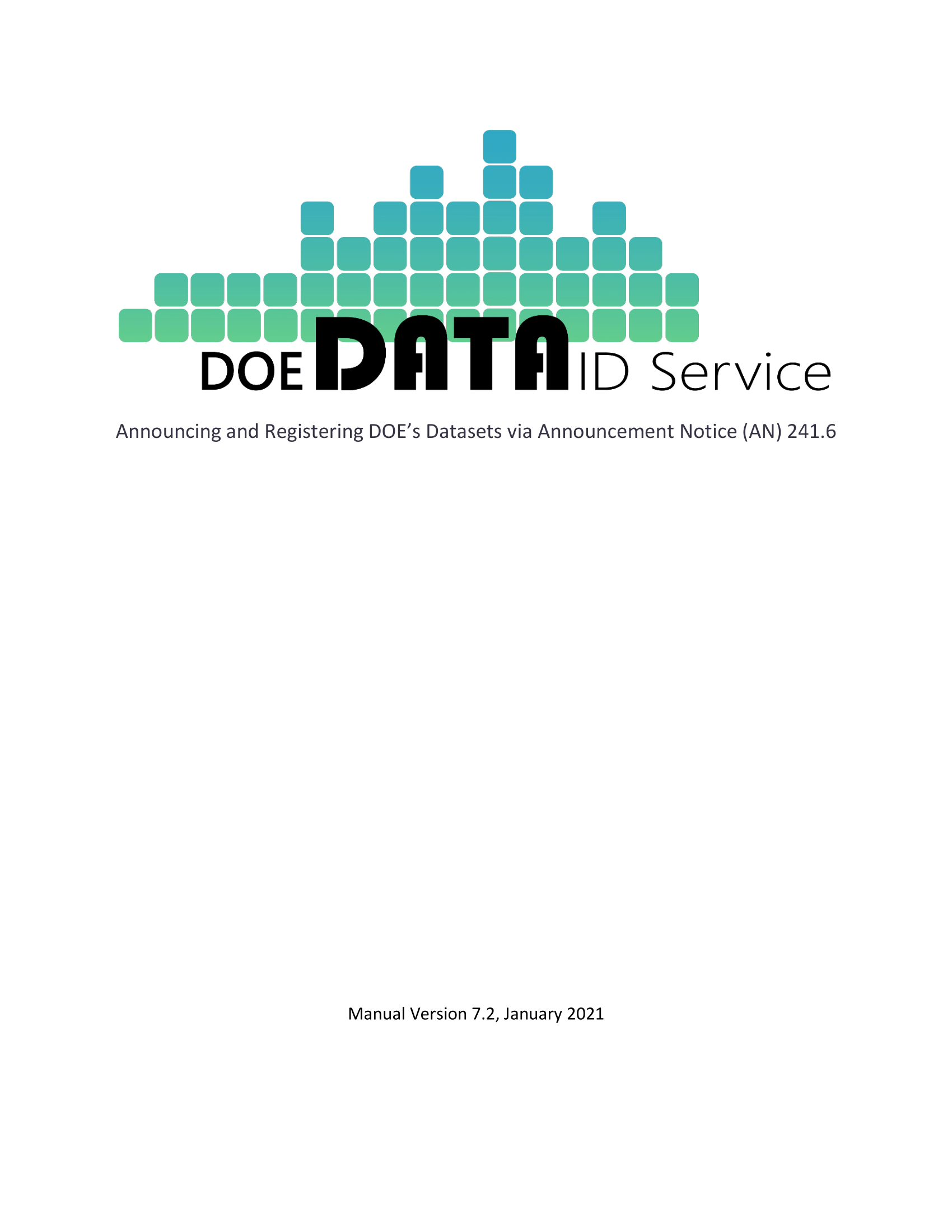 Figure 277725: DOE Data ID Service Manual v7-2 Jan2021 page 1