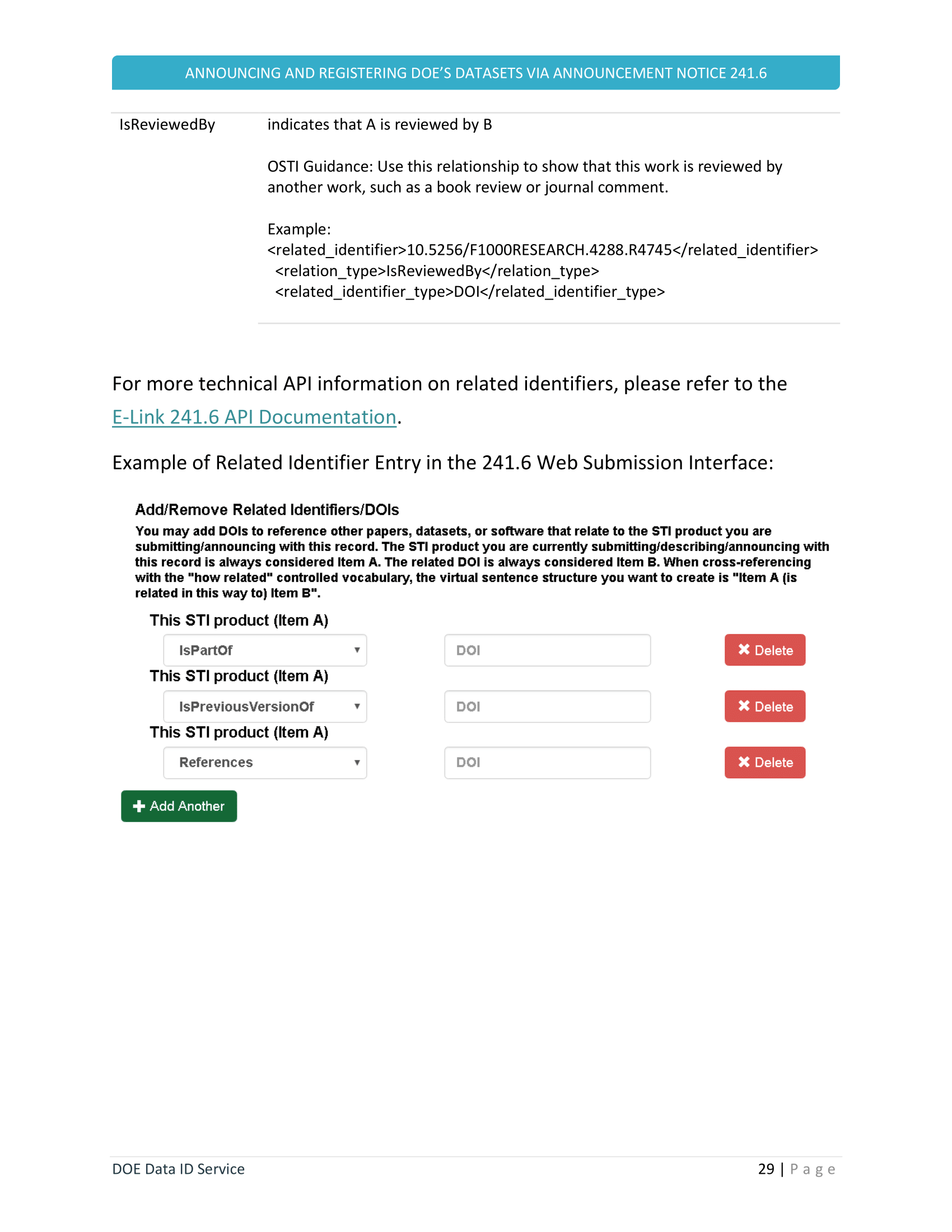 Figure 277755: DOE Data ID Service Manual v7-2 Jan2021 page 31