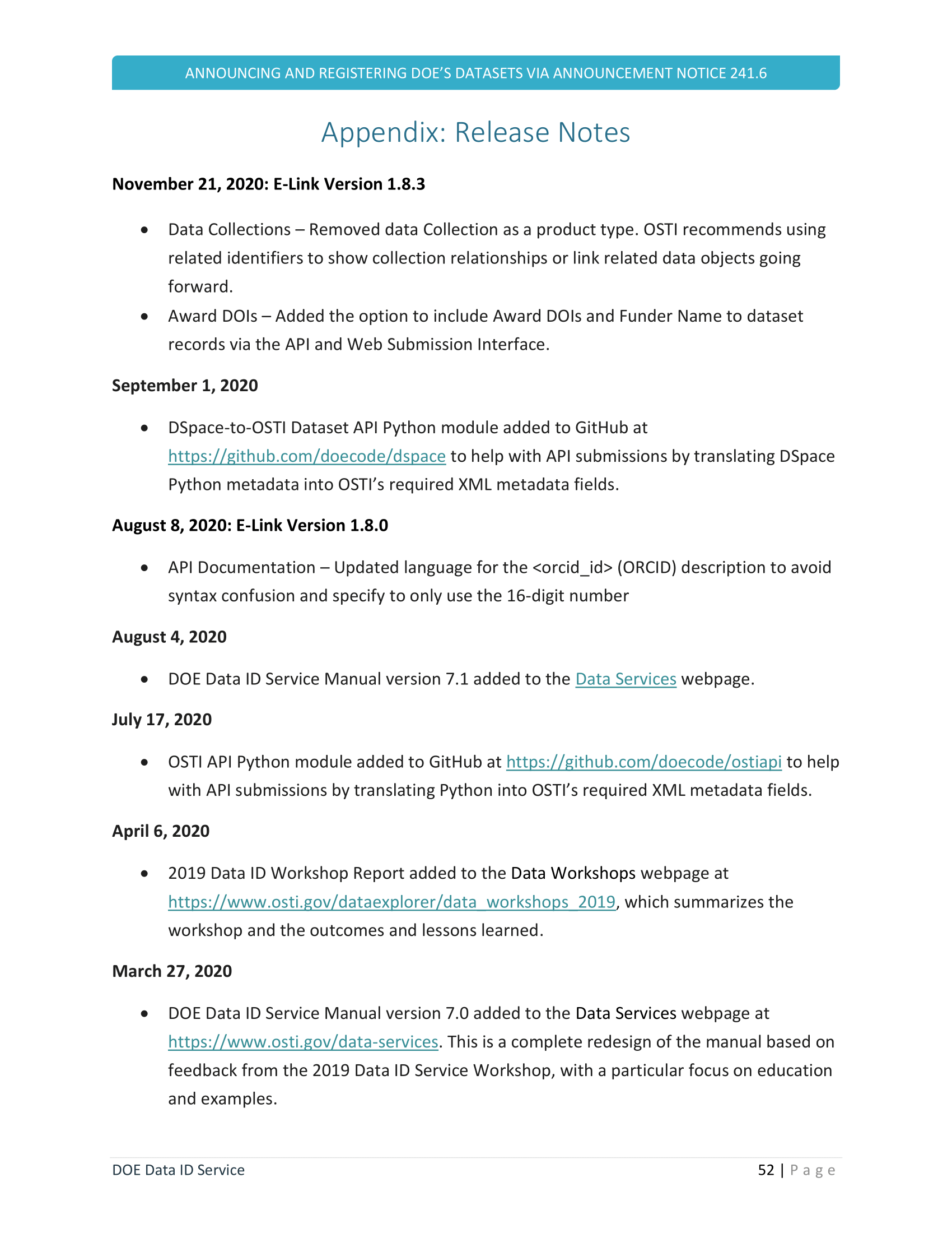 Figure 277868: DOE Data ID Service Manual v7-2 Jan2021 page 54