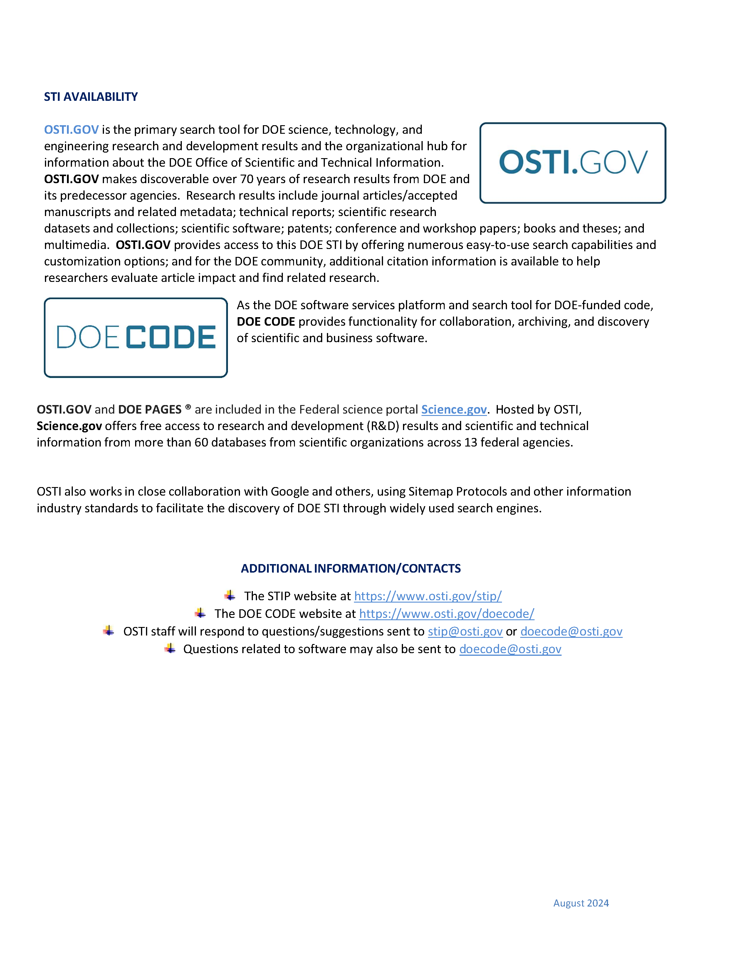Scientific and Technical Software - Grantees Page 2